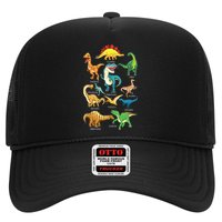 Types Of Dinosaurs Graphics Dino Identification Trucker Hat