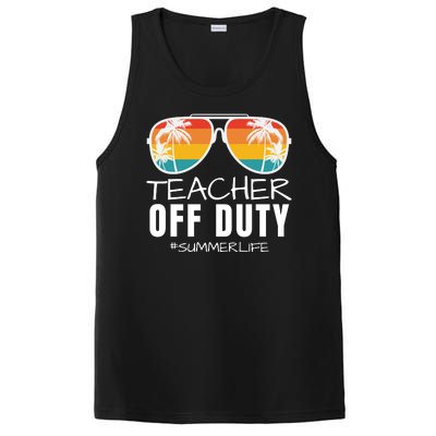 Teacher Off Duty, Last Day Of School, Funny Teacher Summer, Summer Life PosiCharge Competitor Tank