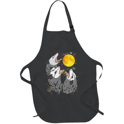 Three Opossum Dead Moon Possum Gifts Costumes Apron
