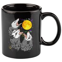 Three Opossum Dead Moon Possum Gifts Costumes 11oz C Handle Ceramic Mug