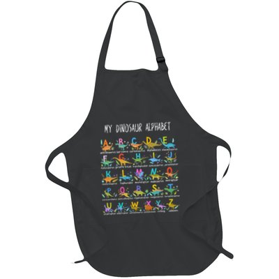 Types Of Dinosaurs Alphabet AZ ABC Dino Apron