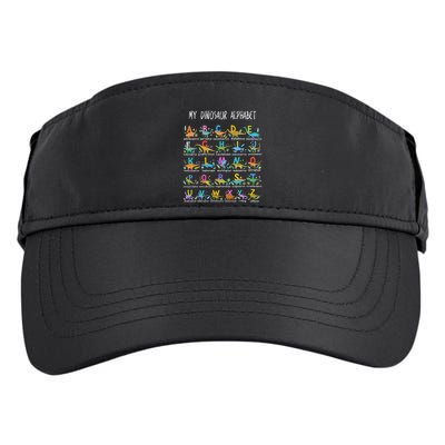 Types Of Dinosaurs Alphabet AZ ABC Dino Adult Drive Performance Visor