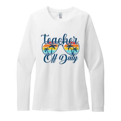 Teacher Off Duty Last Day Of School Summer Teacher Mode Off Womens CVC Long Sleeve Shirt