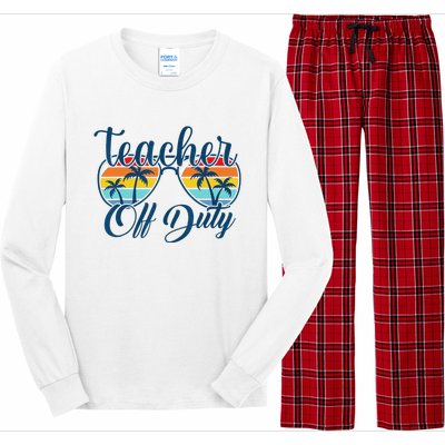 Teacher Off Duty Last Day Of School Summer Teacher Mode Off Long Sleeve Pajama Set