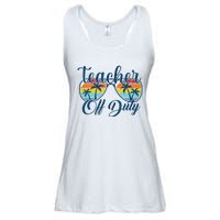 Teacher Off Duty Last Day Of School Summer Teacher Mode Off Ladies Essential Flowy Tank