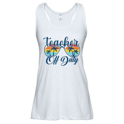 Teacher Off Duty Last Day Of School Summer Teacher Mode Off Ladies Essential Flowy Tank