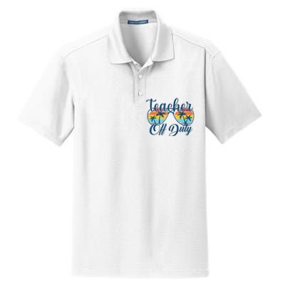 Teacher Off Duty Last Day Of School Summer Teacher Mode Off Dry Zone Grid Polo