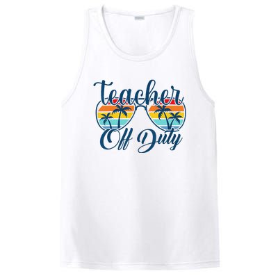 Teacher Off Duty Last Day Of School Summer Teacher Mode Off PosiCharge Competitor Tank