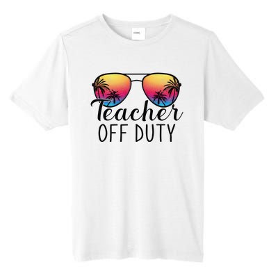 Teacher Off Duty Last Day Of School Teacher Summer Tall Fusion ChromaSoft Performance T-Shirt