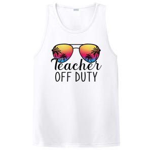 Teacher Off Duty Last Day Of School Teacher Summer PosiCharge Competitor Tank