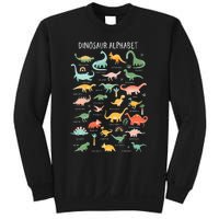 Types Of Dinosaurs Alphabet Identification Back To School Sweatshirt