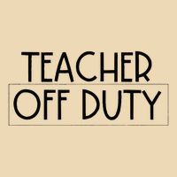 Teacher Off Duty Drawstring Bag