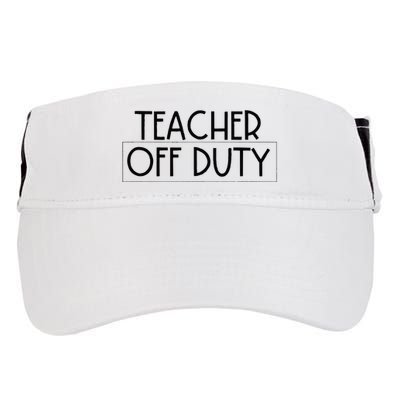 Teacher Off Duty Adult Drive Performance Visor