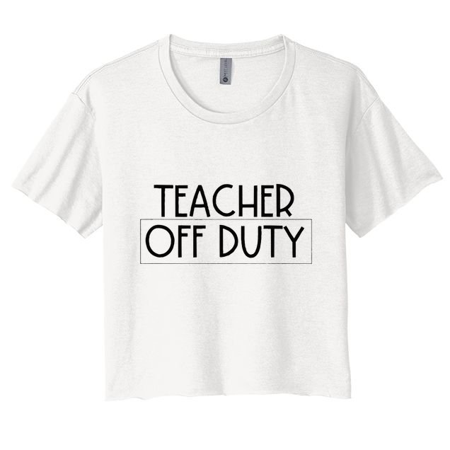 Teacher Off Duty Crop Top