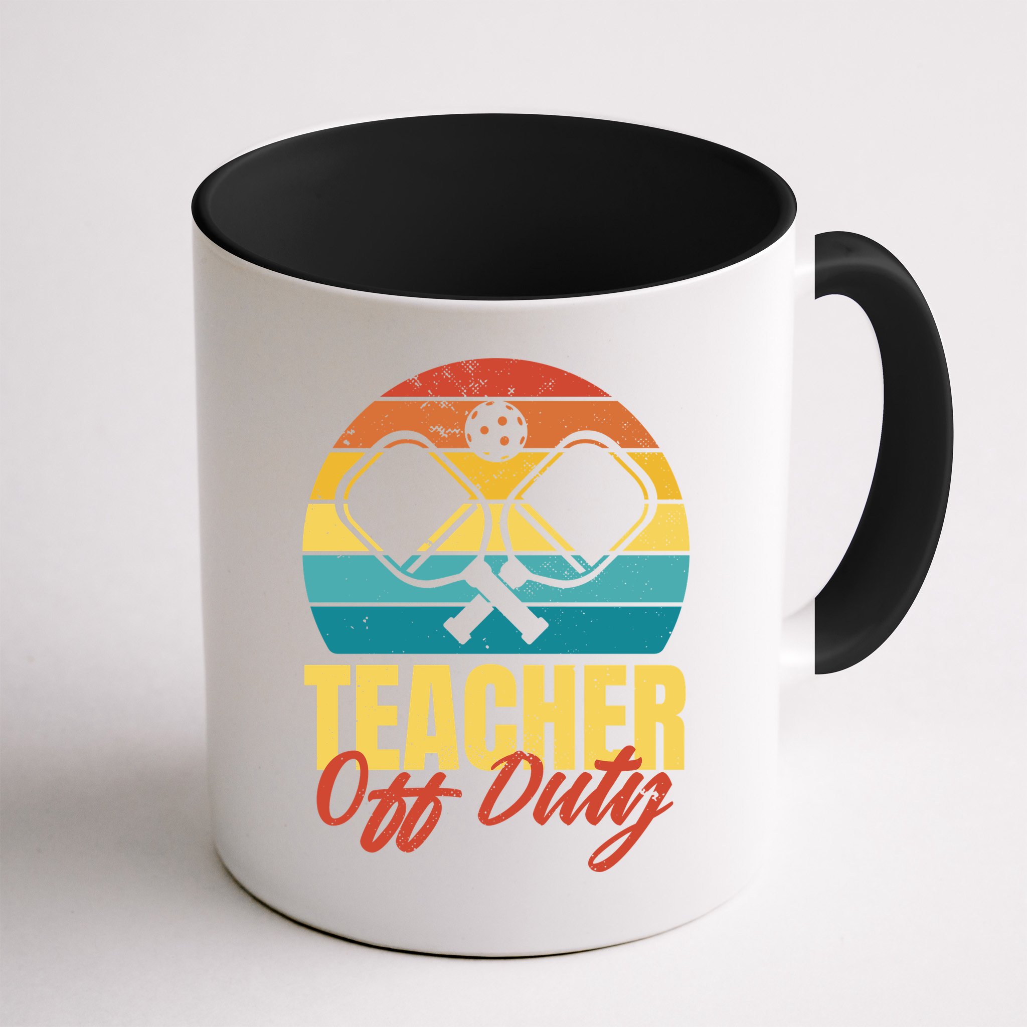 Teacher Off Duty Pickleball Mug