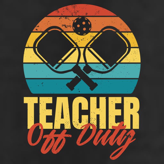 Teacher Off Duty Pickleball Beanie