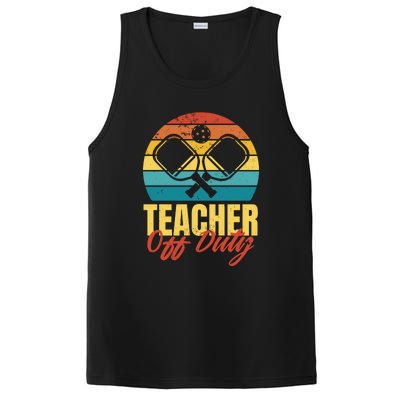 Teacher Off Duty Pickleball PosiCharge Competitor Tank