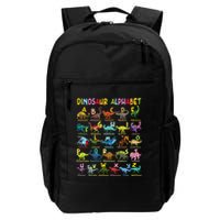 Types Of Dinosaurs Alphabet AZ ABC Dino Identification Fun Backpack