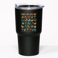 Types Of Dinosaurs Alphabet AZ ABC Dino Identification Fun Tumbler