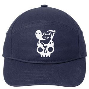 Threadless Obinsun Doom Cat 7-Panel Snapback Hat