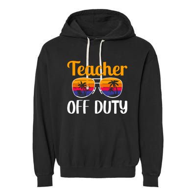 Teacher Of Duty Garment-Dyed Fleece Hoodie