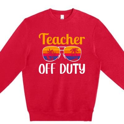 Teacher Of Duty Premium Crewneck Sweatshirt