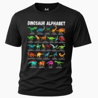 Types Of Dinosaurs Alphabet AZ ABC Dino Identification Performance Shirt