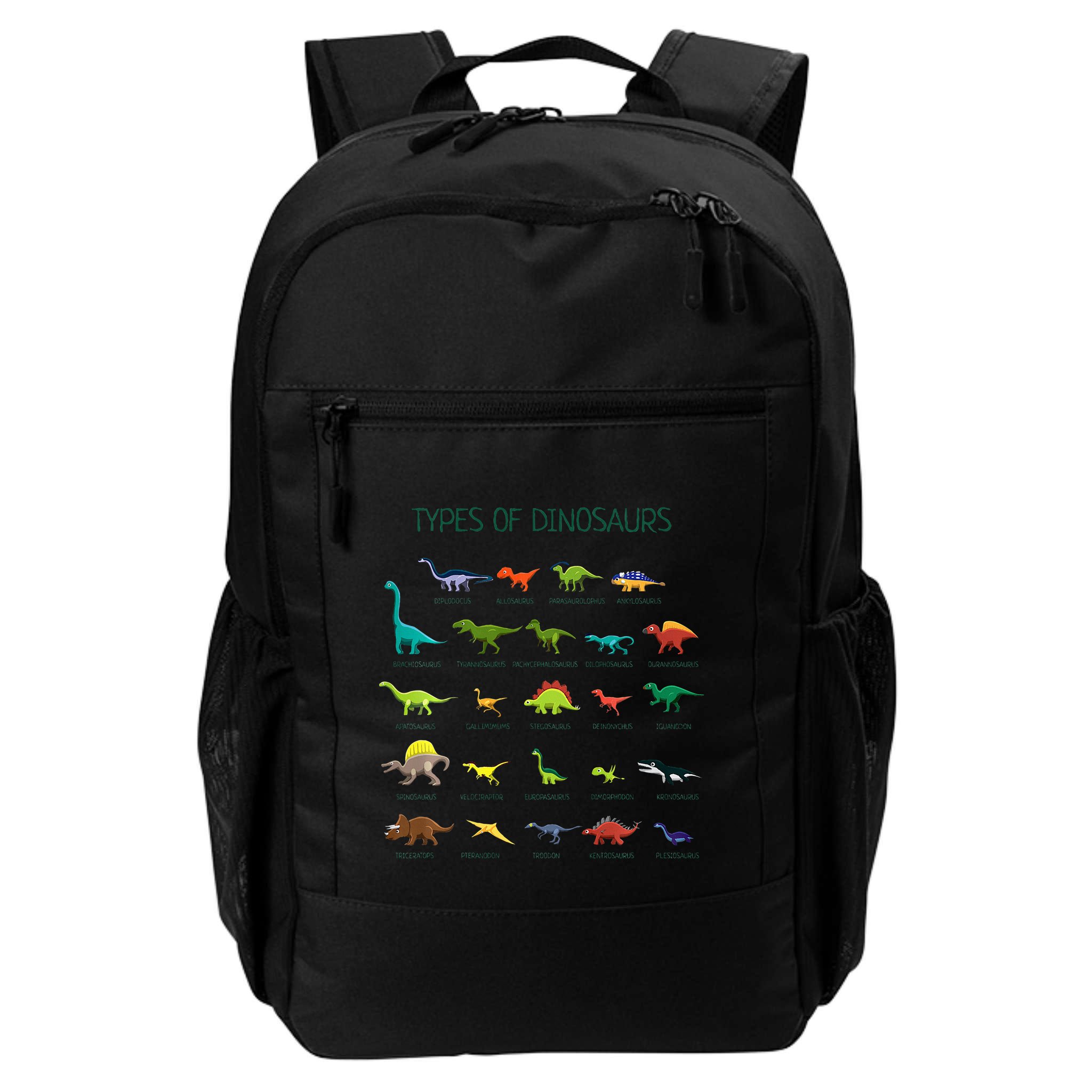 Types Of Dinosaurs Dino Identification Backpack