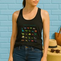 Types Of Dinosaurs Dino Identification Womens Tank Top