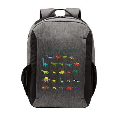 Types Of Dinosaurs Dino Identification Vector Backpack
