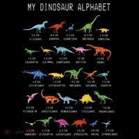 Types Of Dinosaurs Alphabet Dino Identification Womens Tank Top