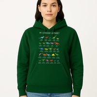 Types Of Dinosaurs Alphabet Dino Identification Hoodie