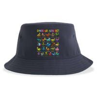 Types Of Dinosaurs Alphabet Az Abc Dino Identification Sustainable Bucket Hat