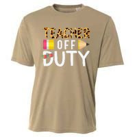 Teacher Off Duty Happy Last Day Of School Teacher Summer Cute Cooling Performance Crew T-Shirt