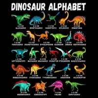 Types Of Dinosaurs Alphabet A Z Abc Dino Identification 16 in Basic Backpack