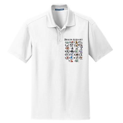 Types Of Dragons Alphabet Az Abc Dragon Identification Dry Zone Grid Polo