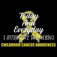 Today Everyday I Support My Hero Childhood Cancer Wool Snapback Cap