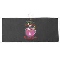 Today Is A Hot Cocoa Kind Of Day Large Microfiber Waffle Golf Towel
