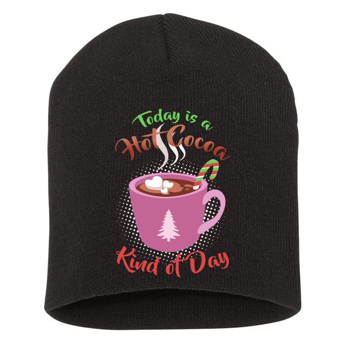 Today Is A Hot Cocoa Kind Of Day Short Acrylic Beanie