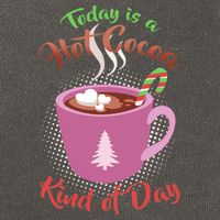 Today Is A Hot Cocoa Kind Of Day Cotton Canvas Backpack