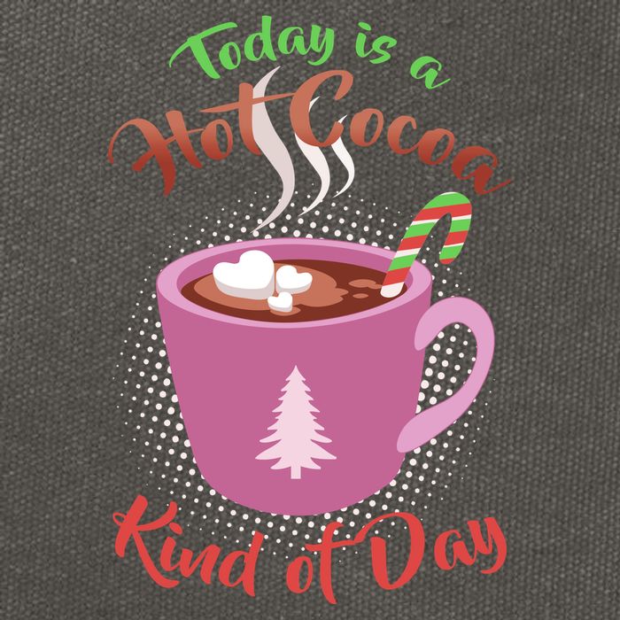 Today Is A Hot Cocoa Kind Of Day Cotton Canvas Backpack