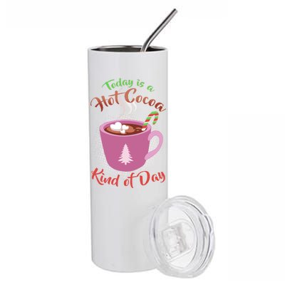 Today Is A Hot Cocoa Kind Of Day Stainless Steel Tumbler