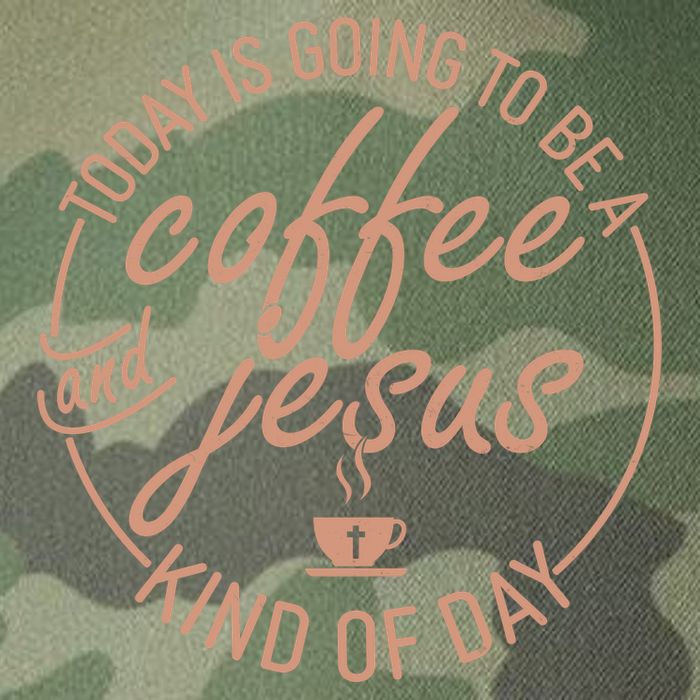 Today Is Going To Be A Coffee And Jesus Kind Of Day Legacy Tie Dye Trucker Hat