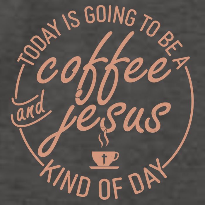 Today Is Going To Be A Coffee And Jesus Kind Of Day Vector Backpack
