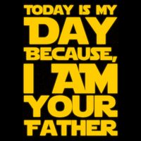 Today Is My Day Because I Am Your Father 16 in Basic Backpack