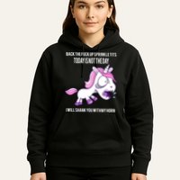 Today Is Not The Day Shank You Unicorn Horn Hoodie
