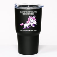 Today Is Not The Day Shank You Unicorn Horn Tumbler