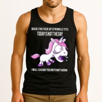 Today Is Not The Day Shank You Unicorn Horn Tank Top
