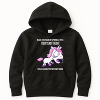 Today Is Not The Day Shank You Unicorn Horn Kids Hoodie