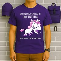 Today Is Not The Day Shank You Unicorn Horn T-Shirt